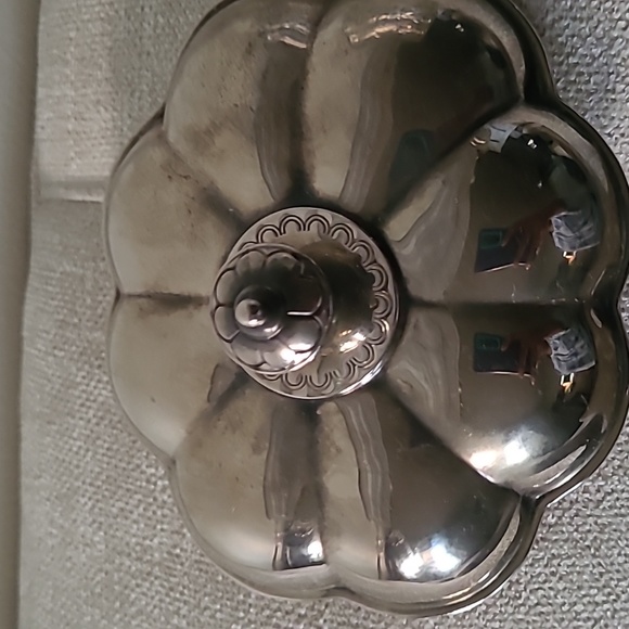 Godinger powder/ trinket box silver and crystal - Picture 3 of 6